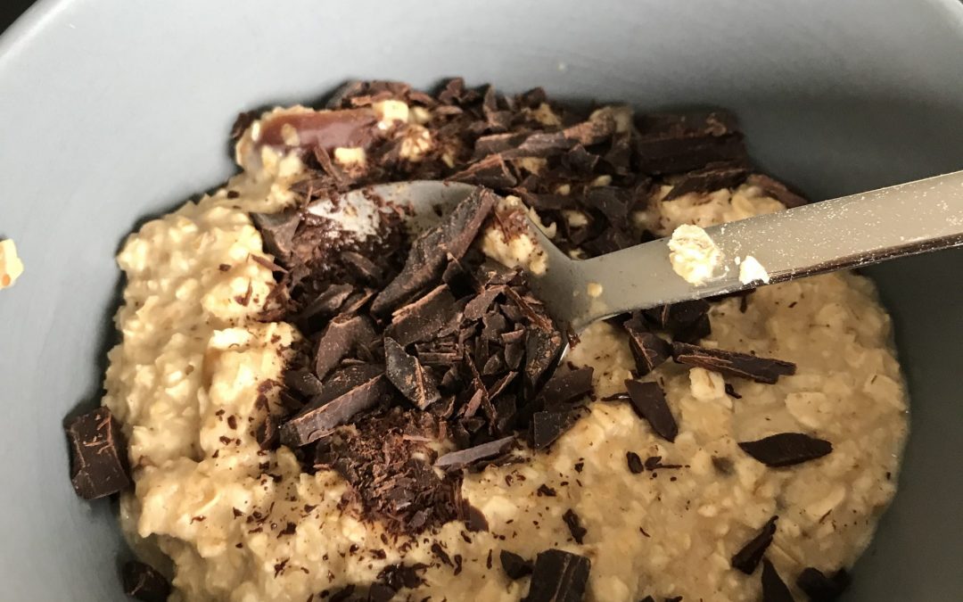 Overnight cookie dough havermout